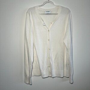 Old Navy Caridgan  Creamy White Size Large